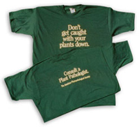 Plants Down T-Shirt forest green (X-Large)
