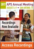 2017 APS Annual Meeting Presentations