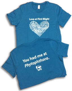 Love at First Blight T-Shirt (Women's teal blue) (Medium)