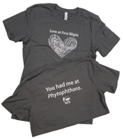Love at First Blight T-Shirt asphalt gray (Medium)